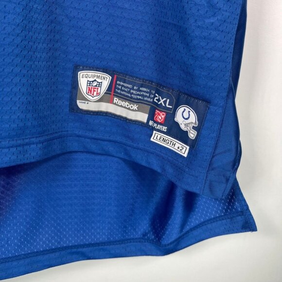 REEBOK NFL ON FIELD Indianapolis Colts MANNING #18 Jersey Size 2XL‎ - Picture 11 of 14